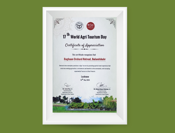 World Agritourism Day Certification